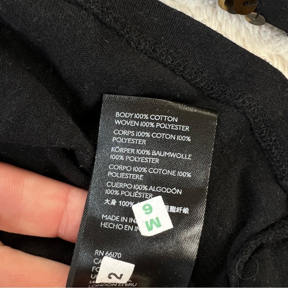 ANTHROPOLOGIE black and gold Neale sequined peplum top - Picture 10 of 13